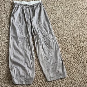 Light Gray Women’s Drawstring Casual Pants
